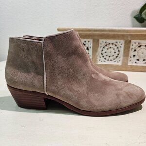 Sam Edelman Womens Sz 8.5 M Petty Suede Booties Western Comfort Casual Boots